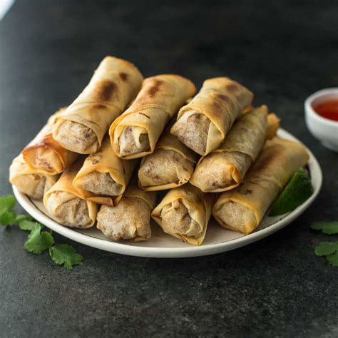 Crispy Baked Spring Rolls Inquiring Chef