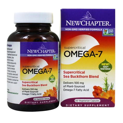 New Chapter Supercritical Omega 7 Vegetarian Capsules 465 Mg 60 Ct