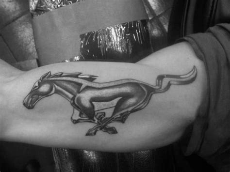 40 Mustang Tattoo Designs For Men Sports Car Ink Ideas