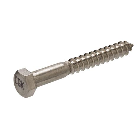 Everbilt 516 In X 2 In Stainless Steel Hex Lag Screw 804516 The