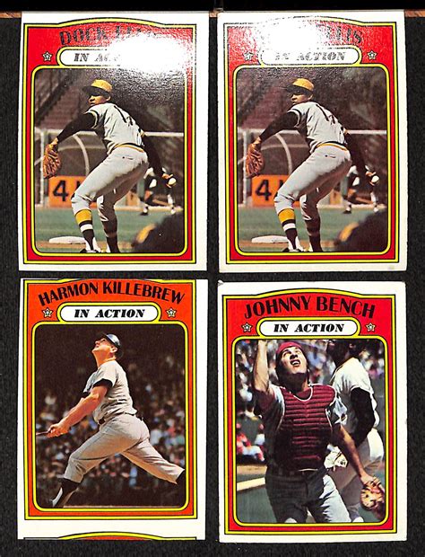 Lot Detail Lot Of 800 Assorted 1972 Topps Baseball Cards W Robinson Carlton Fingers