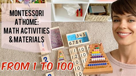 Montessori At Home Preschool Math Materials And Activities Youtube