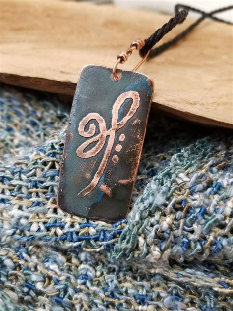 Celtic Symbol Of Strength And Perseverance In Etched Copper Etsy
