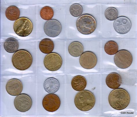 Coin House 24 European Coins Pre Euro Coins 24 Different Countries