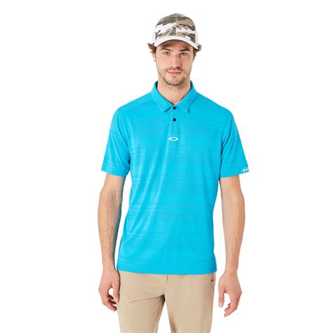 Oakley Aero Stripe Jacquard Golf Polo Shirt Golf 247 The Uks