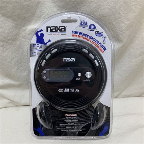 Naxa Npc330 Slim Personal Cdmp3 Player With Fm Radio 840005004913 Ebay