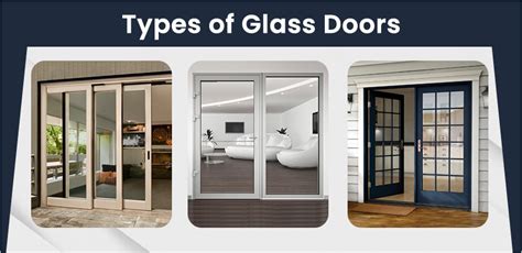 Types Of Glass Doorshow To Add An Aesthetic Appeal To House