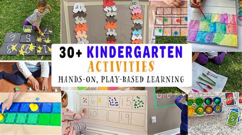 30 Play Based Learning Kindergarten Activities Happy Toddler Playtime