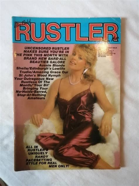 Rustler Magazine Vol 3 Vol 9 Vintage Adult Mens Magazine Etsy