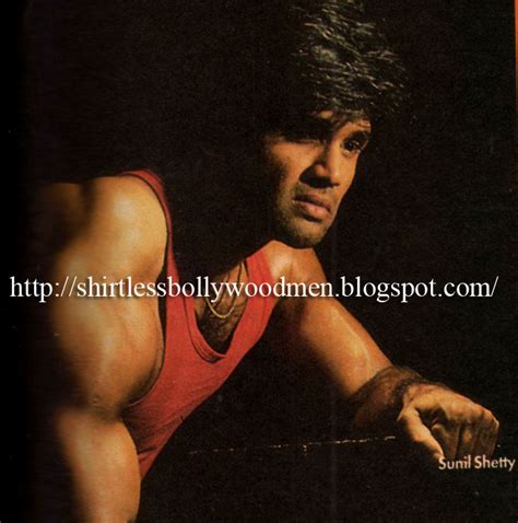 Shirtless Bollywood Men Sunil Shetty
