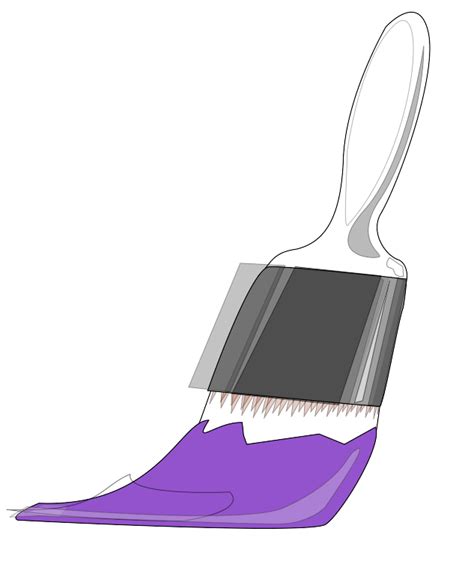 Paintbrush Purple Clip Art At Vector Clip Art Online