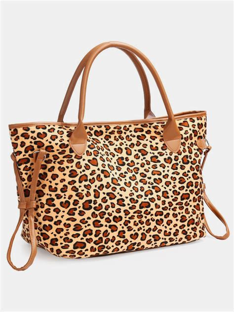 Leopard Print Large Capacity Women Clutch Bag