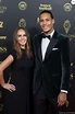 Virgil Van Dijk et sa femme Rike Nooitgedagt - Cérémonie du Ballon d'Or ...