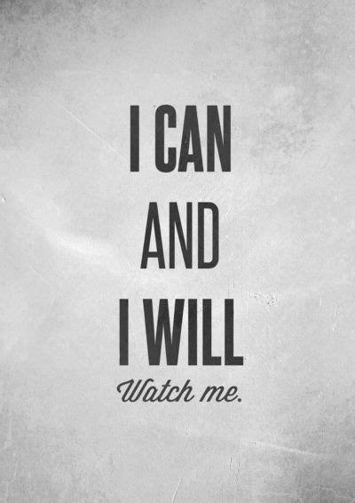I Can And I Will Watch Me Motivational Print Art Print