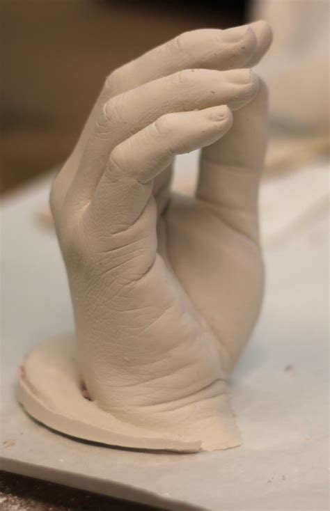 Plaster Hand Cast From An Alginate Waste Mold Greg Borenstein Flickr