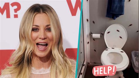 Kaley Cuoco Screams After Discovering Creepy Cockroach Prank In Her