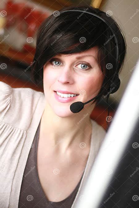 Office Receptionist 3 Stock Photo Image Of Global Assistant 18395808