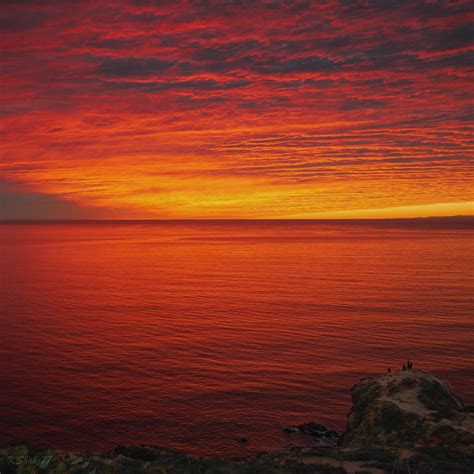 Sunset at Point Dume, Malibu, California, USA. [3897x3897] [OC] : EarthPorn