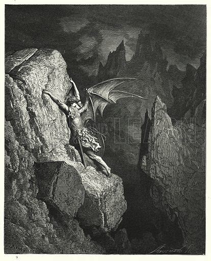 Illustration By Gustave Dore For Miltons Paradise Lost Stock Image