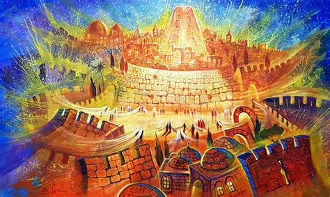 Abstract Jerusalem Painting Jerusalem Of Gold Alex Levin