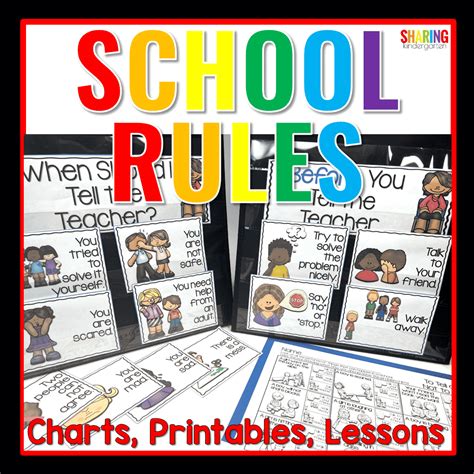 Printable Kindergarten Classroom Rules