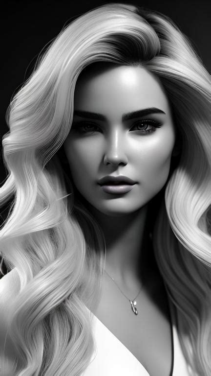 Hyper Realistic Unreal Engine Female Blonde Hair Openart