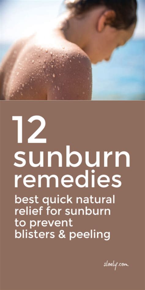 Best Quick Sunburn Remedies