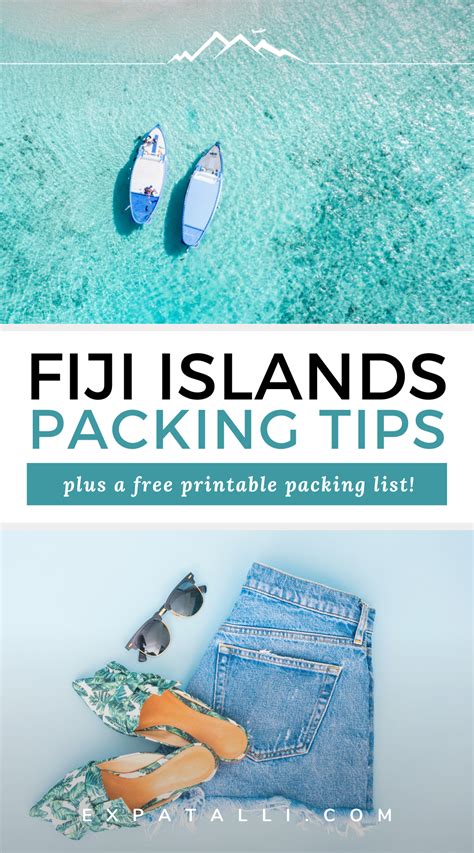 What To Pack For Fiji A Guide For Every Type Of Holiday Expat Alli