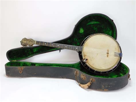 Sold Price 1920s Dewitt 4 String Tenor Banjo January 4 0121 600 Pm Est