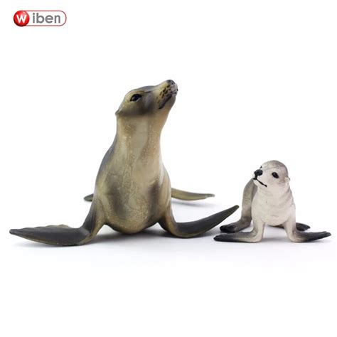 Wiben Sea Life Sea Lion Simulation Animal Model Action And Toy Figures