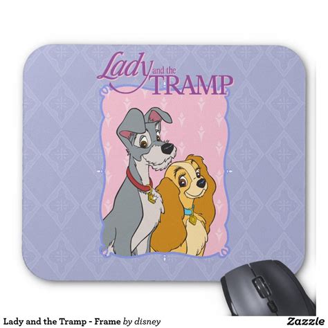 Lady And The Tramp Frame Mouse Pad Lady And The Tramp