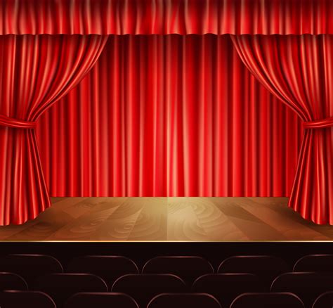 Theater Stage Background 443777 Vector Art At Vecteezy