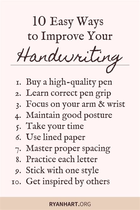 How To Have Neat Handwriting