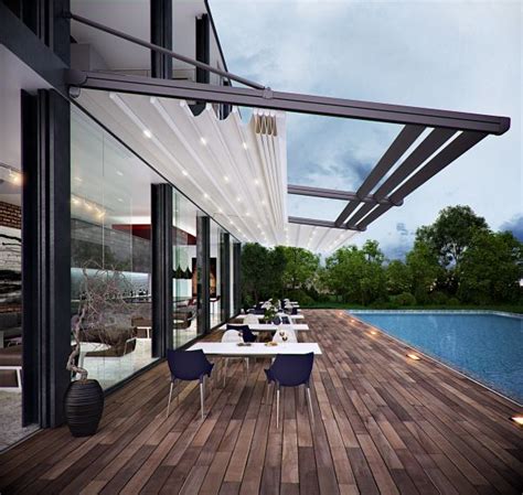 This demand for adaptable space is leading many. Rain or shine, this pergola retractable roof system is ...