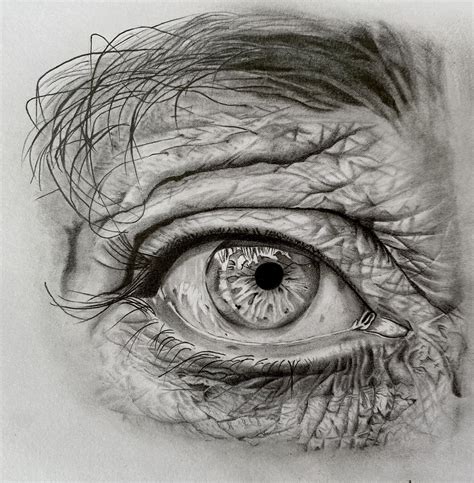 Old Man Graphite Drawing By Pen Tacular Artist On Deviantart Artofit