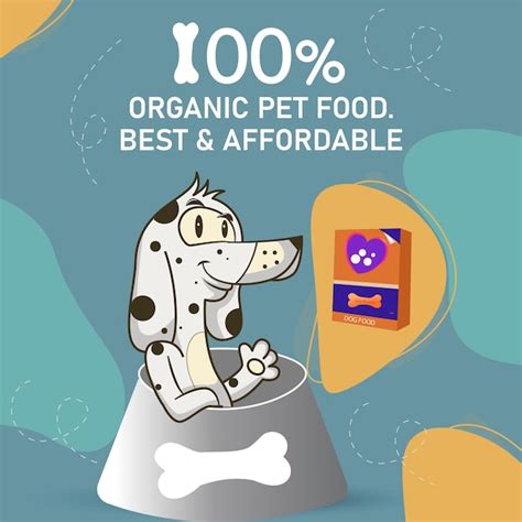 Premium Vector Banner Design Of Organic Pet Food Template