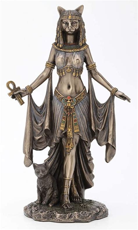 Bastet Egyptian Goddess Of Protection Statue Sculpture 10 Etsy