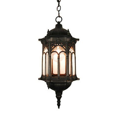 Maybe you would like to learn more about one of these? TP Outdoor Ceiling Light Lighting Black Finished Hanging ...