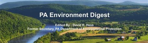 Pa Environment Digest