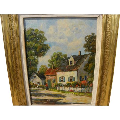 FRANCES H. McKAY (c. 1880-?) American impressionist art New England from jbfinearts on Ruby Lane