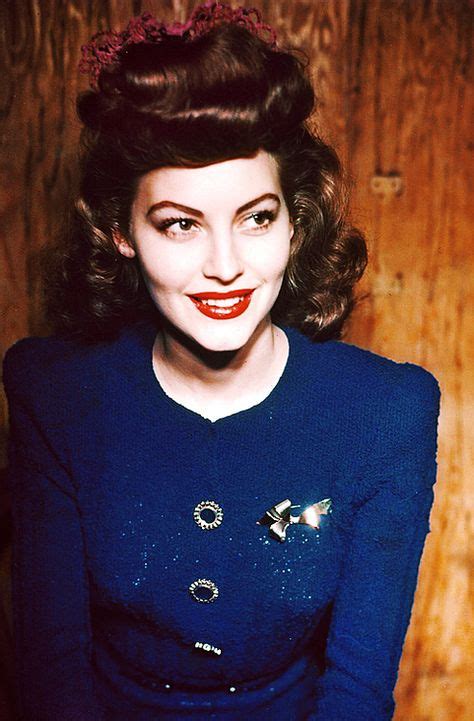 Ava Gardner 1940s ~ Mlle Vintage Hairstyles Ava Gardner Vintage Beauty
