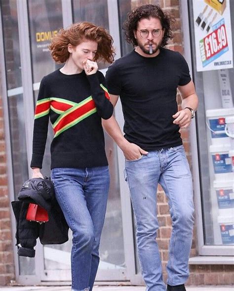 Kit harington and rose leslie and their colorful sweaters are more than ready for winter. Kit Harington & Rose Leslie | kit harrington in 2019 | Kit ...