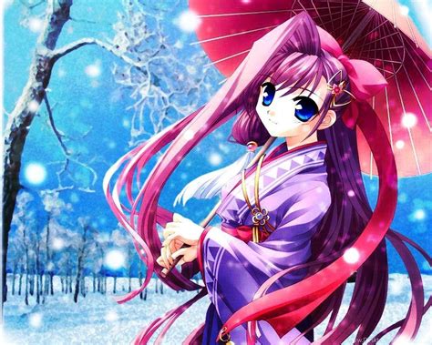 Anime Kimono Girl Wallpapers Top Free Anime Kimono Girl Backgrounds
