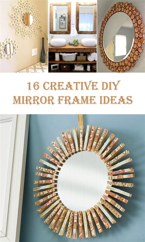 16 Creative Diy Mirror Frame Ideas Diys To Do