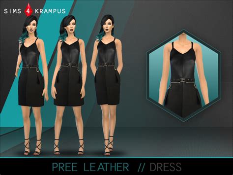 Sims4krampus Pree Leather Dress