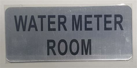 HPD SIGN WATER METER ROOM SIGN (HEAVY DUTY ALUMINUM SIGNS 3.5X8) | HPD ...