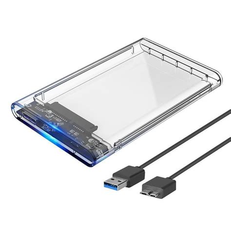 ORICO USB External Hard Drive Enclosure Caddy For SATA III HDD SSD Clear Case