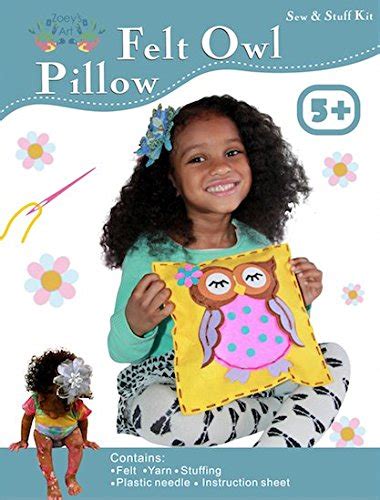 Buy Sew And Stuff Kit Felt Owl Pillow Ideal Kids Craft Kit Includes