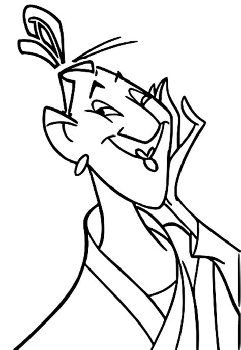 How to draw fa mulan from mulan. Mulan Yao Ling Chien Po Coloring Page 6 | Wecoloringpage.com