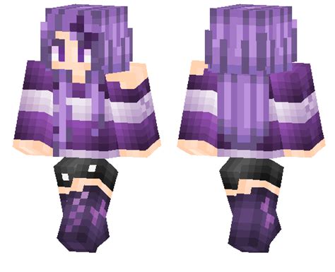 Purple Girl Minecraft Pe Skins